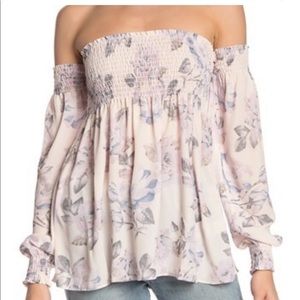 Show Me Your MuMu Raquel Floral Smock Top Small